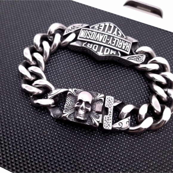 Harley-Davidson Stainless Steel Bracelet NWT - Picture 2 of 8